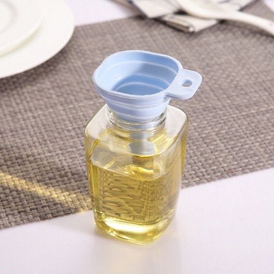 Kuhinjski alat Visokokvalitetni prehrambeni silikonski gel Sklopivi lijevak Sklopivi teleskopski lijevak s dugim vratom Tekuće punjenje