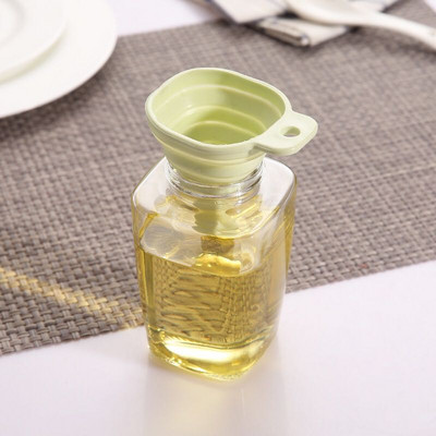 Kuhinjski alat Visokokvalitetni prehrambeni silikonski gel Sklopivi lijevak Sklopivi teleskopski lijevak s dugim vratom Tekuće punjenje