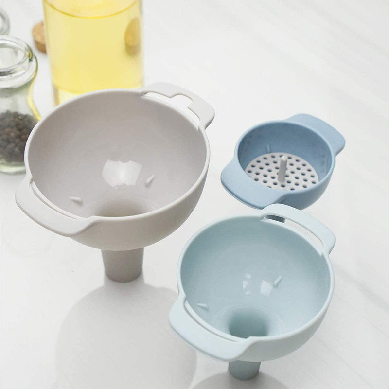 Σετ χωνιών 4-σε-1 Σουρωτήρι χωνιού λαδιού Εργαλεία κουζίνας Λάδι νερό μπαχαρικά Φίλτρο χωνί κρασιού Πλαστικά αξεσουάρ κουζίνας