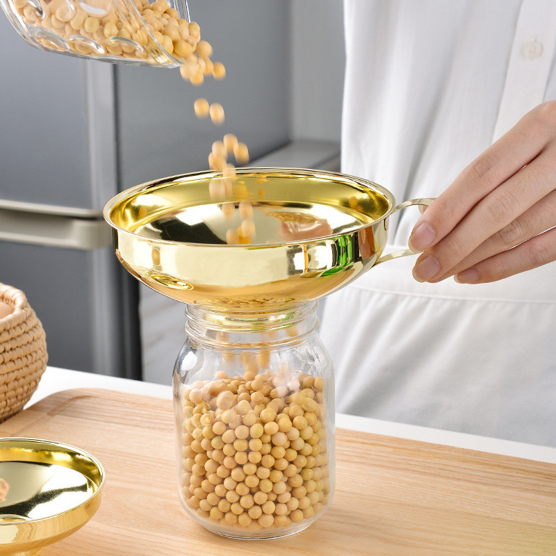 Laia suuga lehter Mini parfüümilehter roostevabast terasest toiduõlifilter Köögitarvikute lehter pudelite purkide täitmiseks