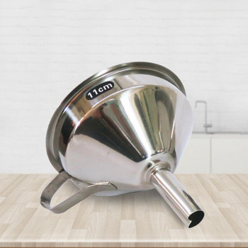 Χωνί χοάνης εργαλείων κουζίνας από ανοξείδωτο ατσάλι Ανθεκτικό 1 PC 11/13/15 εκ. Cone Pour Oil Liquid Kitchen Tools & Gadgets Χωνί