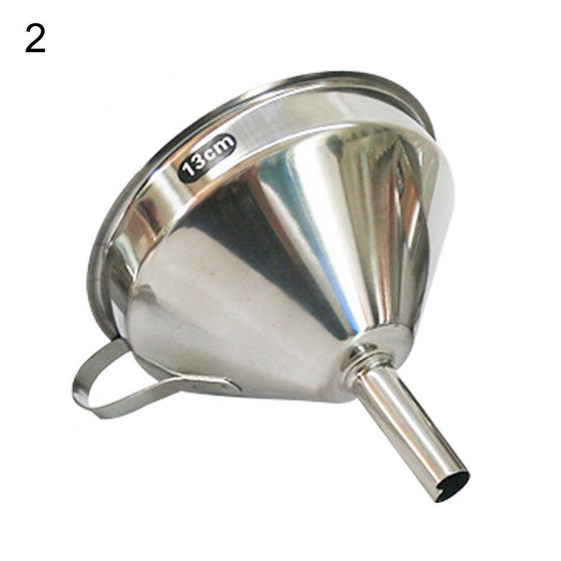 Χωνί χοάνης εργαλείων κουζίνας από ανοξείδωτο ατσάλι Ανθεκτικό 1 PC 11/13/15 εκ. Cone Pour Oil Liquid Kitchen Tools & Gadgets Χωνί