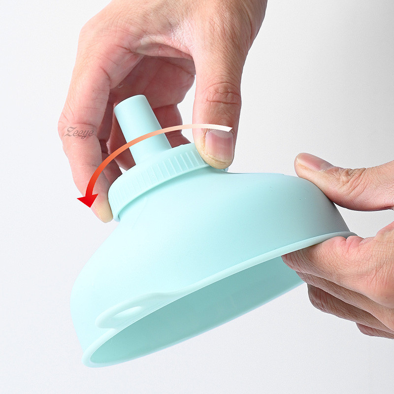 1 buc Set de pâlnie multifuncțională cu filtru de uz casnic, filtru pentru buncăr de ulei, cutie de ulei, subambalaj, pâlnie din plastic, unelte de bucătărie