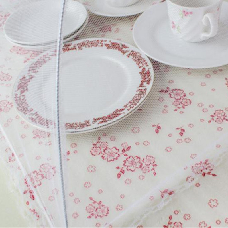 Sulankstomas buitinis maisto skėtis, plaunamas tinklinis maisto dangtis, piknikas ant grotelių vakarėlis nuo uodų palapinės virtuvės prietaisai