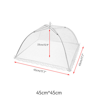 1 vnt Maisto uždengimo stalo virtuvės patiekalų įtaisai Naujausias tinklelis Daugkartinio naudojimo BBQ Nėriniai Anti-Style Skėtis Piknikas Maisto gaminimo Įrankiai Fly Mosquito