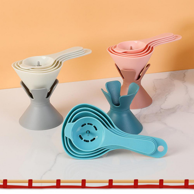 6 tk/komplekt Tugevad väikesed lehtrid, erineva suurusega Lihtne puhastada lehtrid, tahke toidu vedela veini köögilehtrid