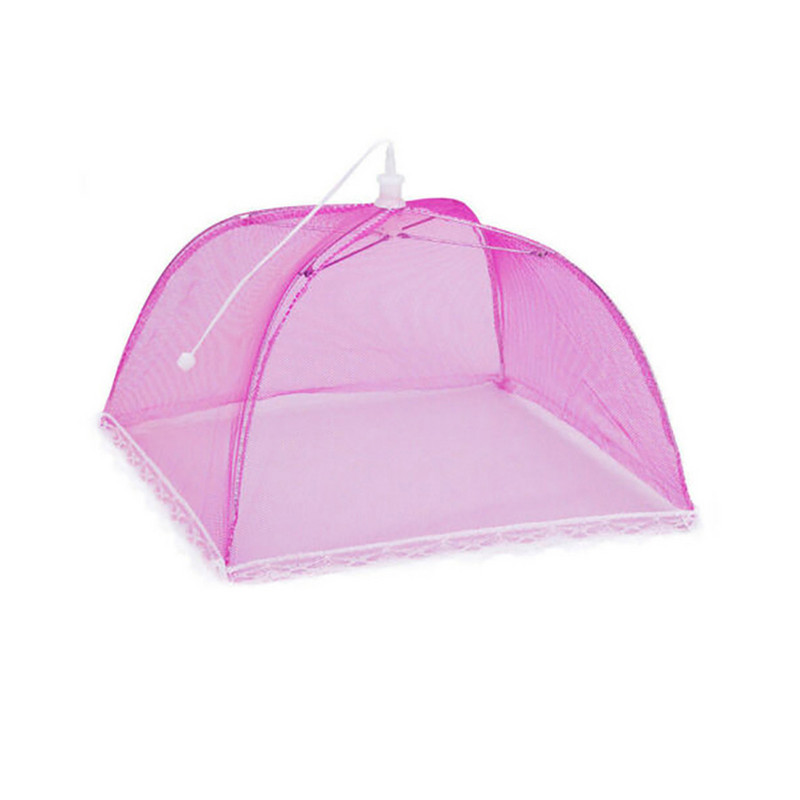 Tinkliniai maisto užvalkalai Stalo nuo uodų palapinė sulankstoma virtuvės kupolo tinklelis skėtis iškylai Apsaugoti indų užvalkalai Virtuvės priedai