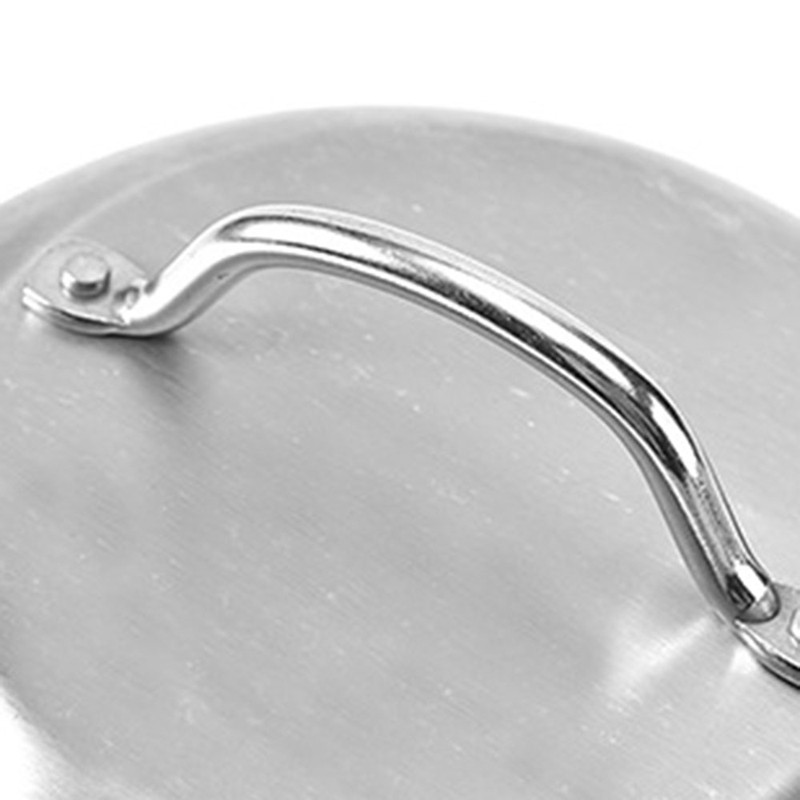 Nerūdijančio plieno kepsnio dangtelis storas vakarietiškas restoranas vakarietiško maisto dangtelis Rankena kepsnio dangtelis pusrutulio formos dangtelis