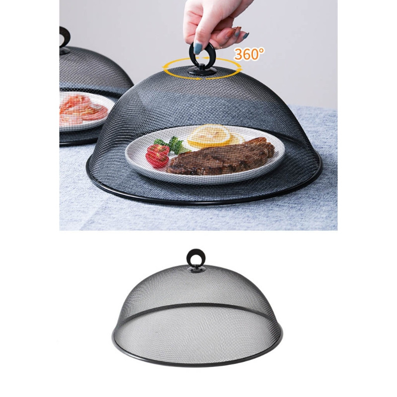 Ümmarguse kujuga võrgust kvaliteetne lendamisvastane nõude kate õues peetavateks grillideks