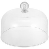 Acoperire Dome Placă de afișare pentru deserturi din sticlă Cloș transparentă Tavă cu suport Plato pentru coacere Mini vas de servire Cort rotund Cristal Acrilic