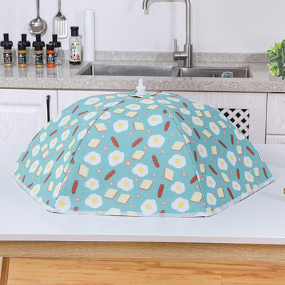 Πτυσσόμενο κάλυμμα τροφίμων Δίσκος αποστράγγισης Κάλυμμα συντήρησης θερμότητας Κάλυμμα αποθήκευσης κουζίνας Μονωτικό κάλυμμα πιάτων Αποτροπή σκόνης Ράφι αποθήκευσης