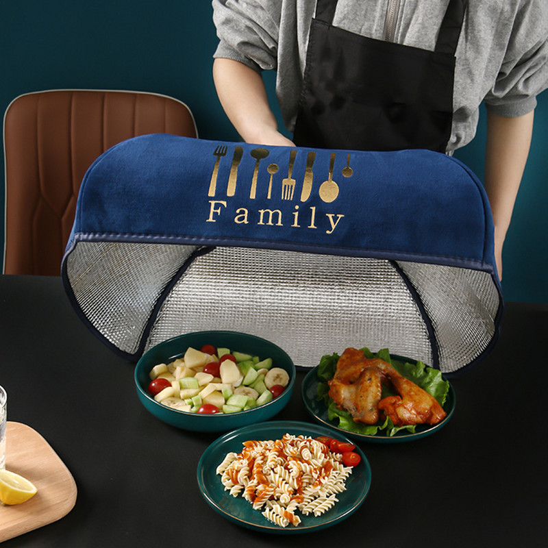 Husă pliabilă pentru conservarea căldurii, rezistentă la praf, masă de sufragerie, acoperire pentru masă anti țânțari, cort, accesorii de bucătărie, instrument de gătit