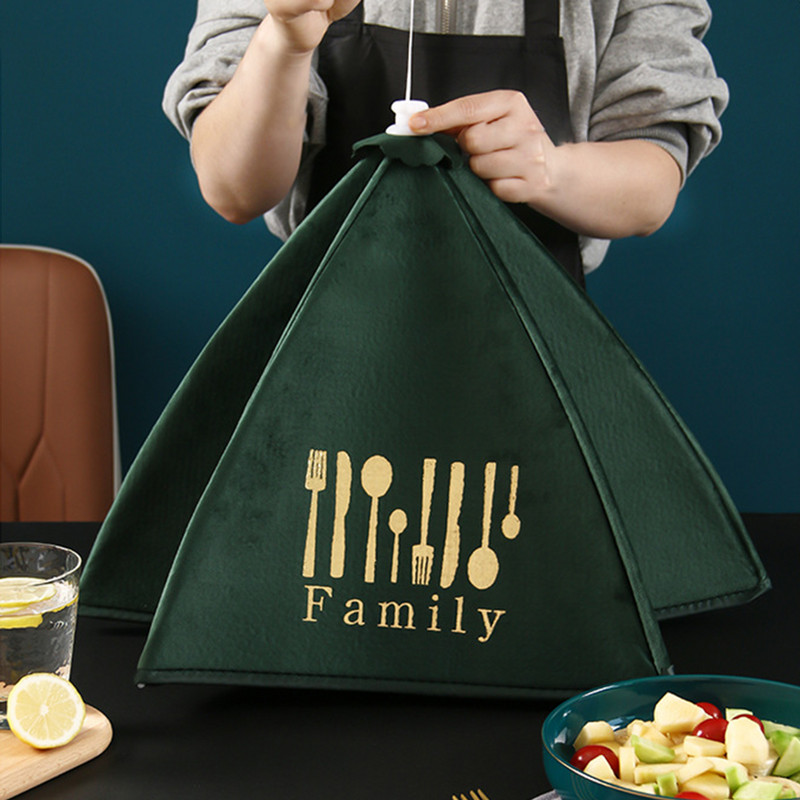 Husă pliabilă pentru conservarea căldurii, rezistentă la praf, masă de sufragerie, acoperire pentru masă anti țânțari, cort, accesorii de bucătărie, instrument de gătit