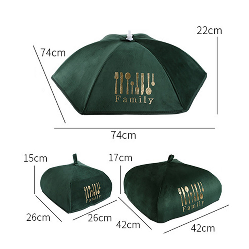 Husă pliabilă pentru conservarea căldurii, rezistentă la praf, masă de sufragerie, acoperire pentru masă anti țânțari, cort, accesorii de bucătărie, instrument de gătit