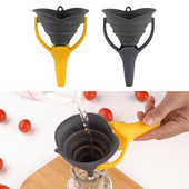 Pâlnie pliabilă din silicon, portabil, ulei de bere, distribuitor de lichid, accesorii de bucătărie, instrumente pentru umplerea sticlelor