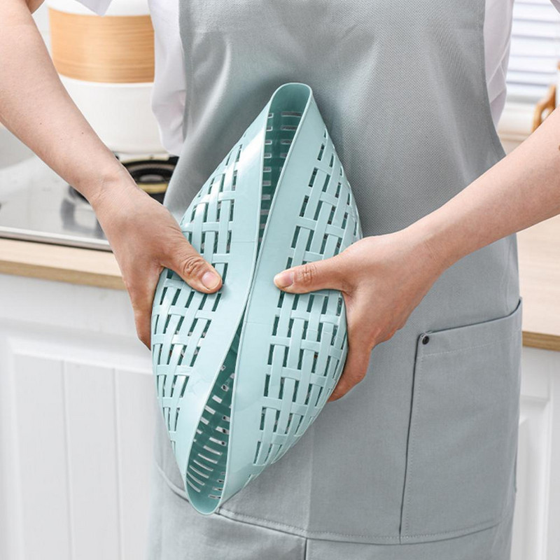Protecție împotriva stropilor de alimente din plastic ecologic, anti-pulverizare, capac pentru alimente, container multifuncțional pentru spălarea legumelor pentru casă
