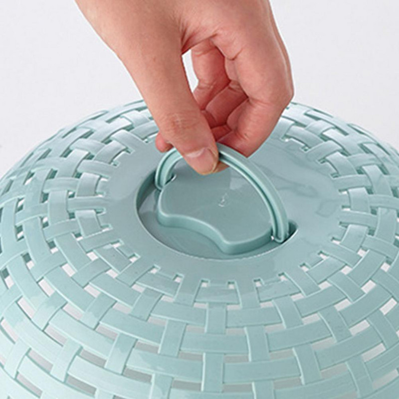 Protecție împotriva stropilor de alimente din plastic ecologic, anti-pulverizare, capac pentru alimente, container multifuncțional pentru spălarea legumelor pentru casă