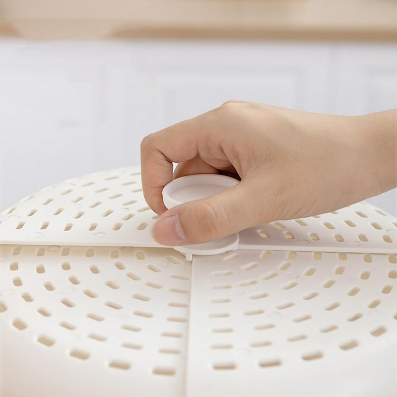 Sklopivi poklopac za tanjur za hranu Poklopac za posudu za posluživanje za desertne tanjure Kuhinjski poklopac otporan na prašinu i bube za četiri godišnja doba