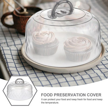 Διαφανές κάλυμμα φαγητού Επιδόρπιο με προστασία από τη σκόνη Προστατευτικό κάλυμμα θήκης κέικ ζαχαροπλαστικής που διατηρεί φρέσκο καπάκι Εργαλεία κουζίνας