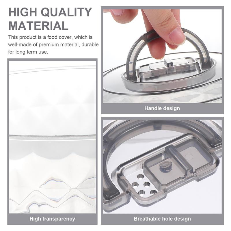 Läbipaistev toidukate magustoit tolmukindel kook, kondiitritooted vitriin, kaitsekate Värskelt säilitav kaas Köögitööriistad