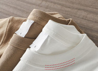 Pikkade varrukatega O-kaelusega avar pluus meestele