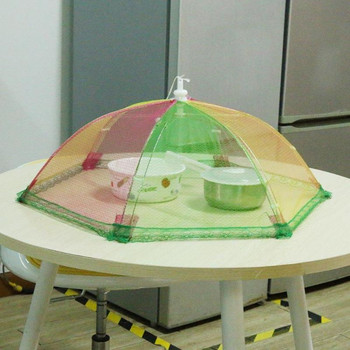 Πτυσσόμενο Τραπέζι σε στυλ ομπρέλας Anti Fly Κουνουπιέρες Γάζα Γευμάτων Καλύμματα φαγητού