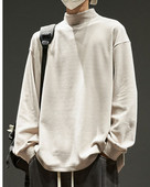 Ανδρική φαρδιά μπλούζα με μακριά μανίκια