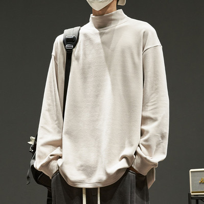 Ανδρική φαρδιά μπλούζα με μακριά μανίκια