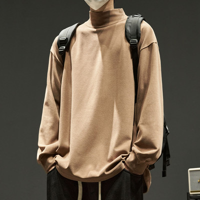 Ανδρική φαρδιά μπλούζα με μακριά μανίκια