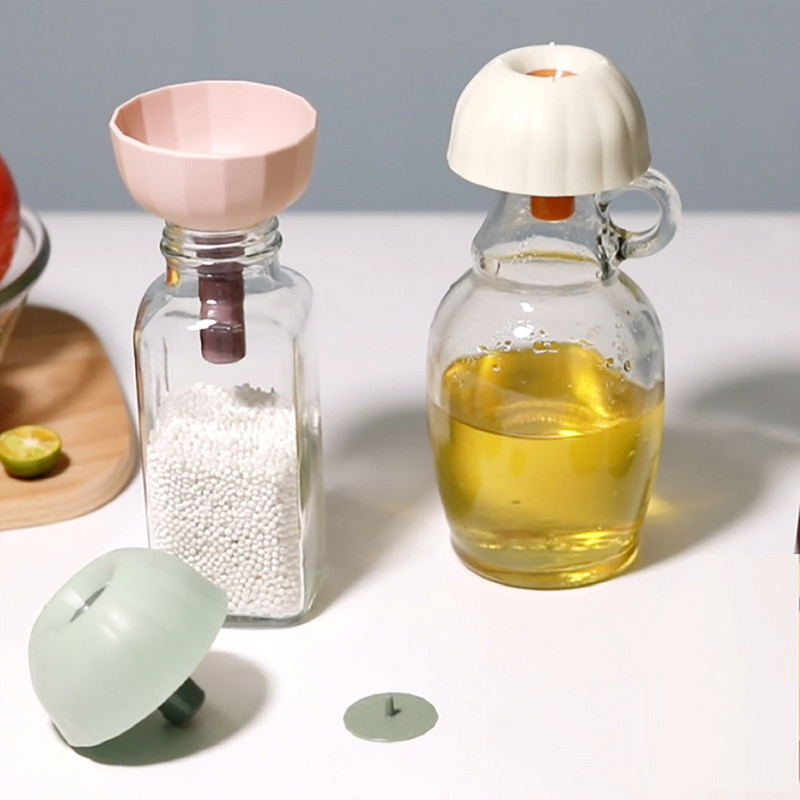 Φορητά Mini Funnels Oil Hopper Filter Pour Wine Liquid Dispensing Ξεχωριστό φίλτρο Oil Leak Funnel Πτυσσόμενα Gadgets κουζίνας