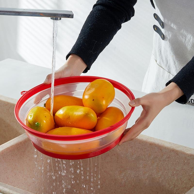 Ventilatsiooniga kokkupandav mikrolaineahju kaas Pritsmekindel toiduplaadi kate Kerge käepideme käepide Auruaugud Nõudepesumasinas ohutu BPA-vaba