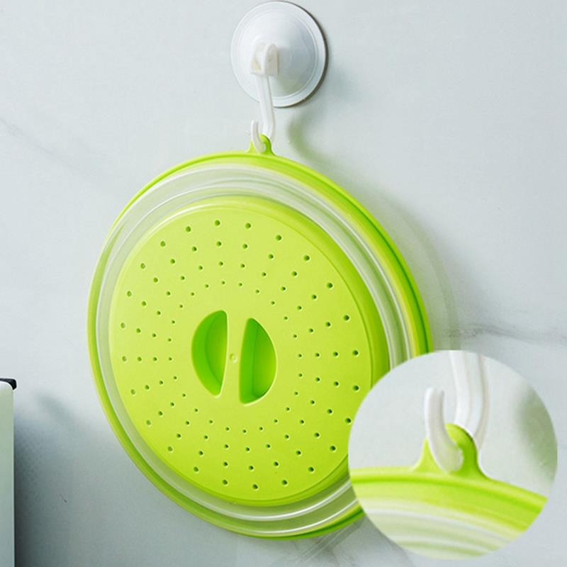 Ventilatsiooniga kokkupandav mikrolaineahju kaas Pritsmekindel toiduplaadi kate Kerge käepideme käepide Auruaugud Nõudepesumasinas ohutu BPA-vaba