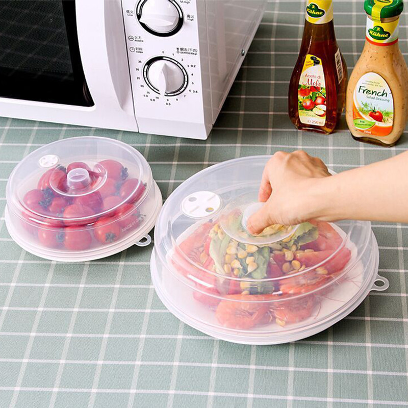 1 buc din plastic capac pentru alimente pentru cuptor cu microunde capac transparent aerisire sigura unelte de bucătărie din plastic PP de calitate alimentară folosit la cuptorul cu microunde accesorii pentru casă