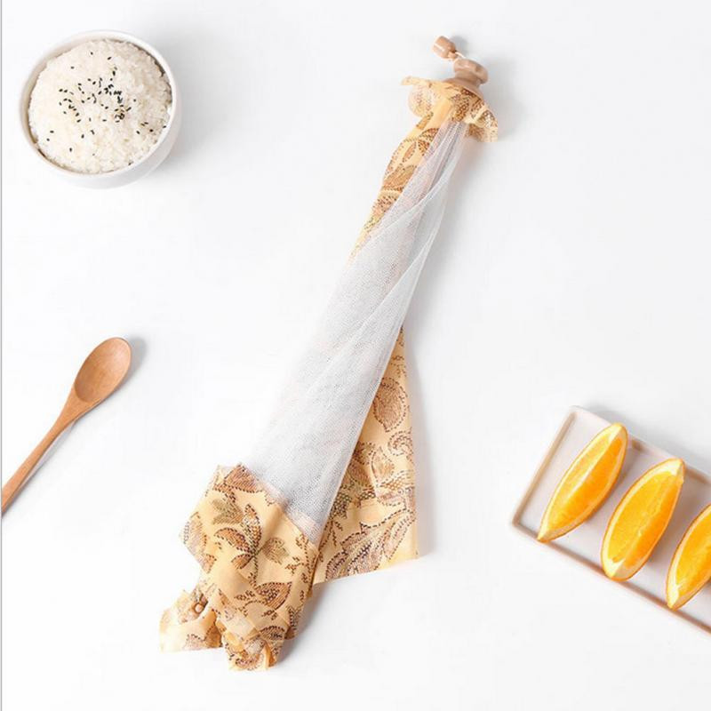 Tolmu- ja kärbsekindel kate majapidamistoiduks Kokkupandav marli hingav tugi Stabiilne splaissitav köögiviljakate