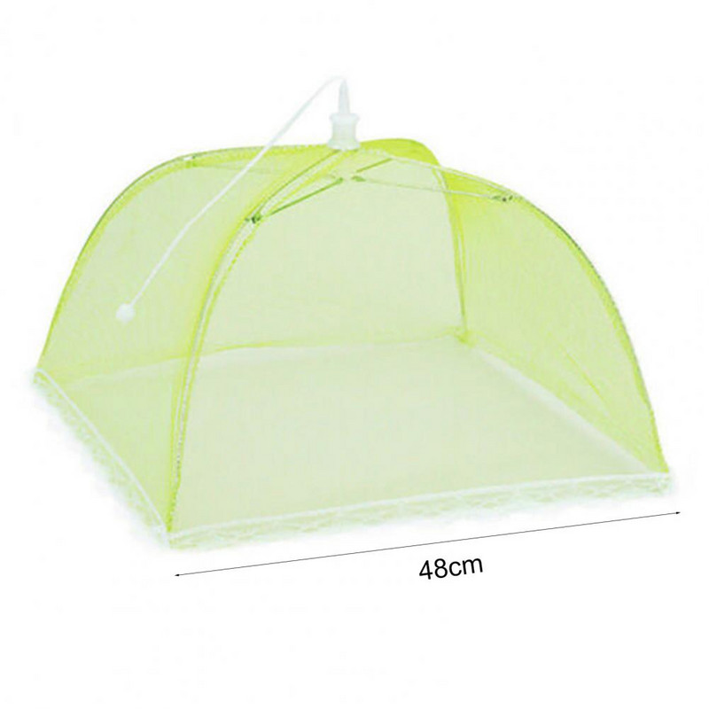 za kuhinju Prijenosni sklopivi poklopac za hranu Mrežasta tkanina velikog kapaciteta Odvojivi kuhinjski poklopac za suđe u stilu kišobrana