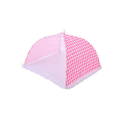 12-tolline kokkupandav köögivõrgust toidukate Vihmavarju hügieenirestiga nõude kate kärbse-sääsetolmu BBQ pikniku kööginõude jaoks