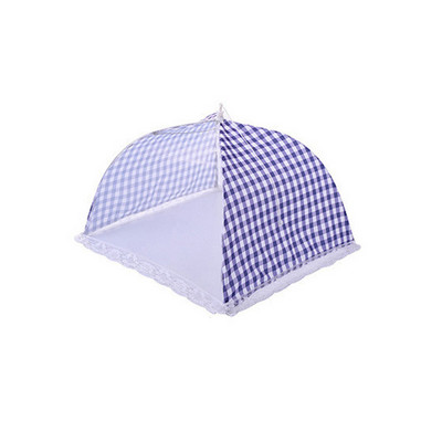 12-tolline kokkupandav köögivõrgust toidukate Vihmavarju hügieenirestiga nõude kate kärbse-sääsetolmu BBQ pikniku kööginõude jaoks