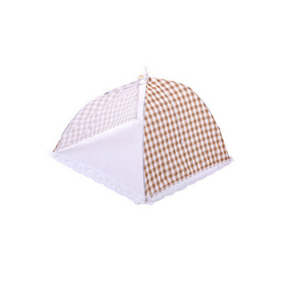 12-tolline kokkupandav köögivõrgust toidukate Vihmavarju hügieenirestiga nõude kate kärbse-sääsetolmu BBQ pikniku kööginõude jaoks