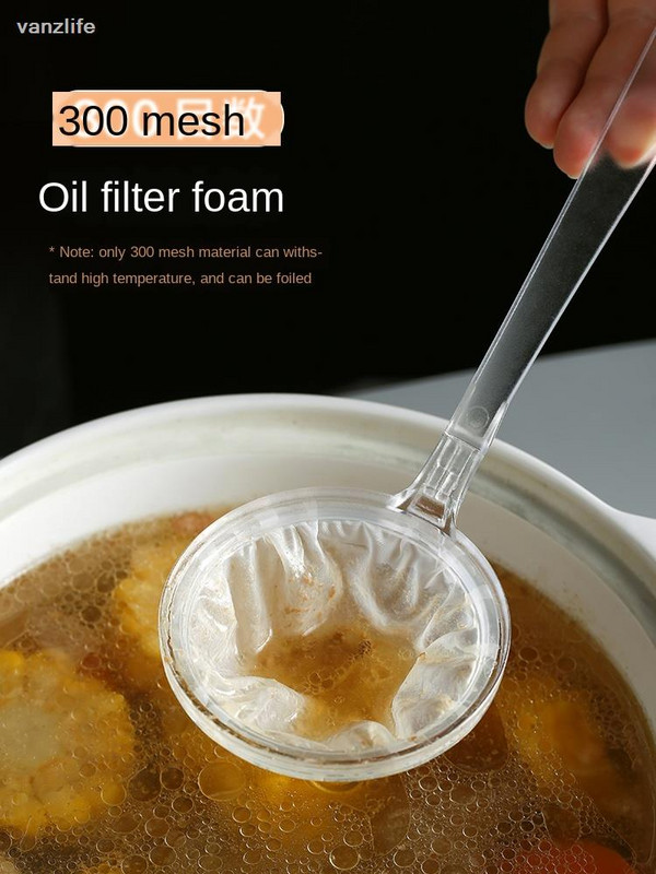 vanzlife φίλτρο γάλακτος σόγιας Τρυπητό πλέγμα αποστράγγισης κουζίνας για παραγωγή χυμού Διαχωρισμός υπολειμμάτων λαδιού από αφρό