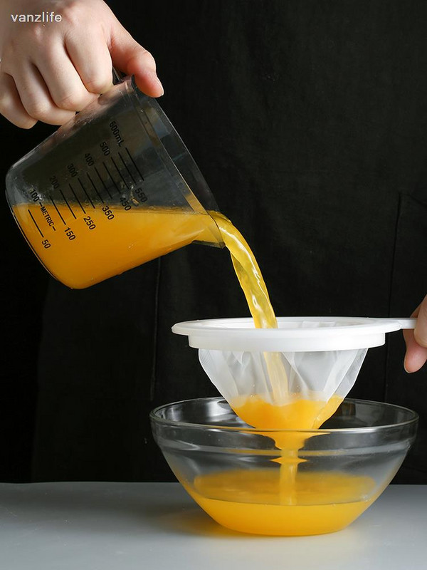 vanzlife φίλτρο γάλακτος σόγιας Τρυπητό πλέγμα αποστράγγισης κουζίνας για παραγωγή χυμού Διαχωρισμός υπολειμμάτων λαδιού από αφρό