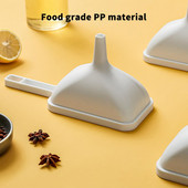 Dozator dreptunghiular de calitate alimentară Pâlnie cu perete interior neted Dispenser dreptunghiular durabil cu mâner