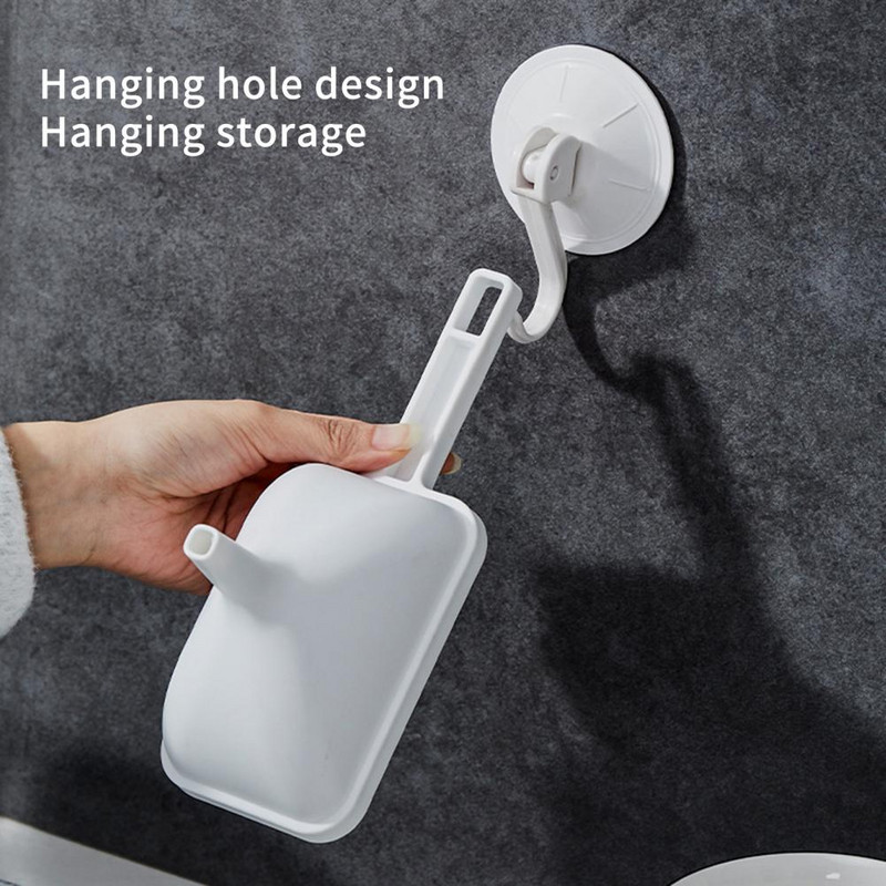 Dozator dreptunghiular de calitate alimentară Pâlnie cu perete interior neted Dispenser dreptunghiular durabil cu mâner