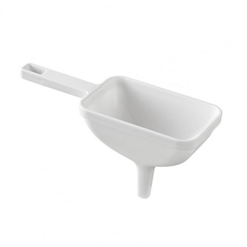 Dozator dreptunghiular de calitate alimentară Pâlnie cu perete interior neted Dispenser dreptunghiular durabil cu mâner