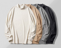 Κλασικό μοντέλο ανδρική μπλούζα με ψηλό γιακά