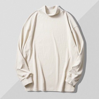 Κλασικό μοντέλο ανδρική μπλούζα με ψηλό γιακά