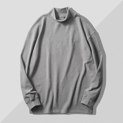 Κλασικό μοντέλο ανδρική μπλούζα με ψηλό γιακά