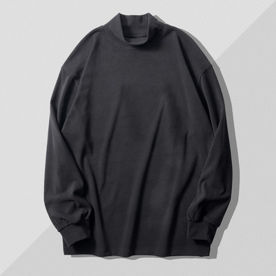 Κλασικό μοντέλο ανδρική μπλούζα με ψηλό γιακά