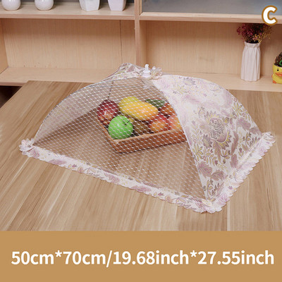 Καλύμματα φαγητού σε στυλ ομπρέλας Κάλυμμα φαγητού κατά των κουνουπιών Τραπέζι δαντέλα Μεγάλο κάλυμμα τραπεζιού Gadgets σπιτιού Αξεσουάρ