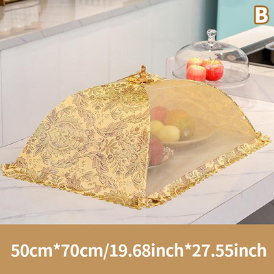 Καλύμματα φαγητού σε στυλ ομπρέλας Κάλυμμα φαγητού κατά των κουνουπιών Τραπέζι δαντέλα Μεγάλο κάλυμμα τραπεζιού Gadgets σπιτιού Αξεσουάρ