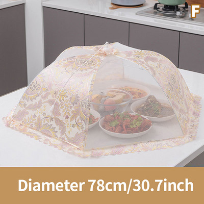 Καλύμματα φαγητού σε στυλ ομπρέλας Κάλυμμα φαγητού κατά των κουνουπιών Τραπέζι δαντέλα Μεγάλο κάλυμμα τραπεζιού Gadgets σπιτιού Αξεσουάρ